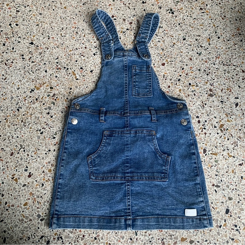 7 For All Mankind Denim Kids Overall Dress‎ 4T